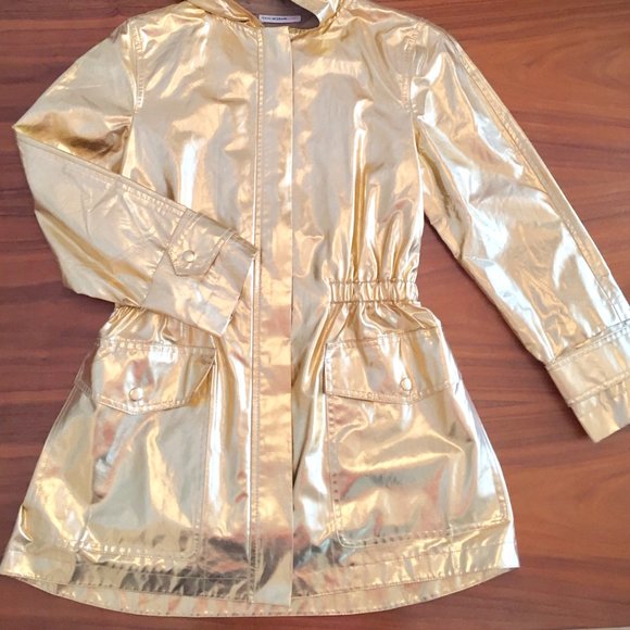 Isaac Mizrahi gold trench / raincoat for girl - Picture 2 of 7